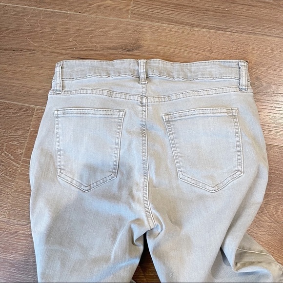 Pistola Revolve Light Grey Skinny Moto Jeans - Picture 8 of 10